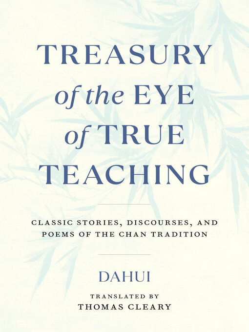 Cover image for Treasury of the Eye of True Teaching